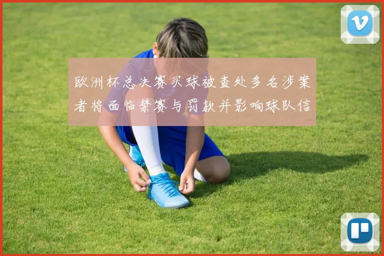 欧洲杯总决赛买球被查处多名涉案者将面临禁赛与罚款并影响球队信誉